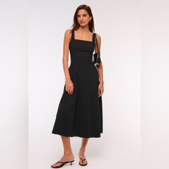 Abercrombie & Fitch Dresses & Skirts - NWT Abercrombie & Fitch Women’s Black Mila Midi Dress Size XS